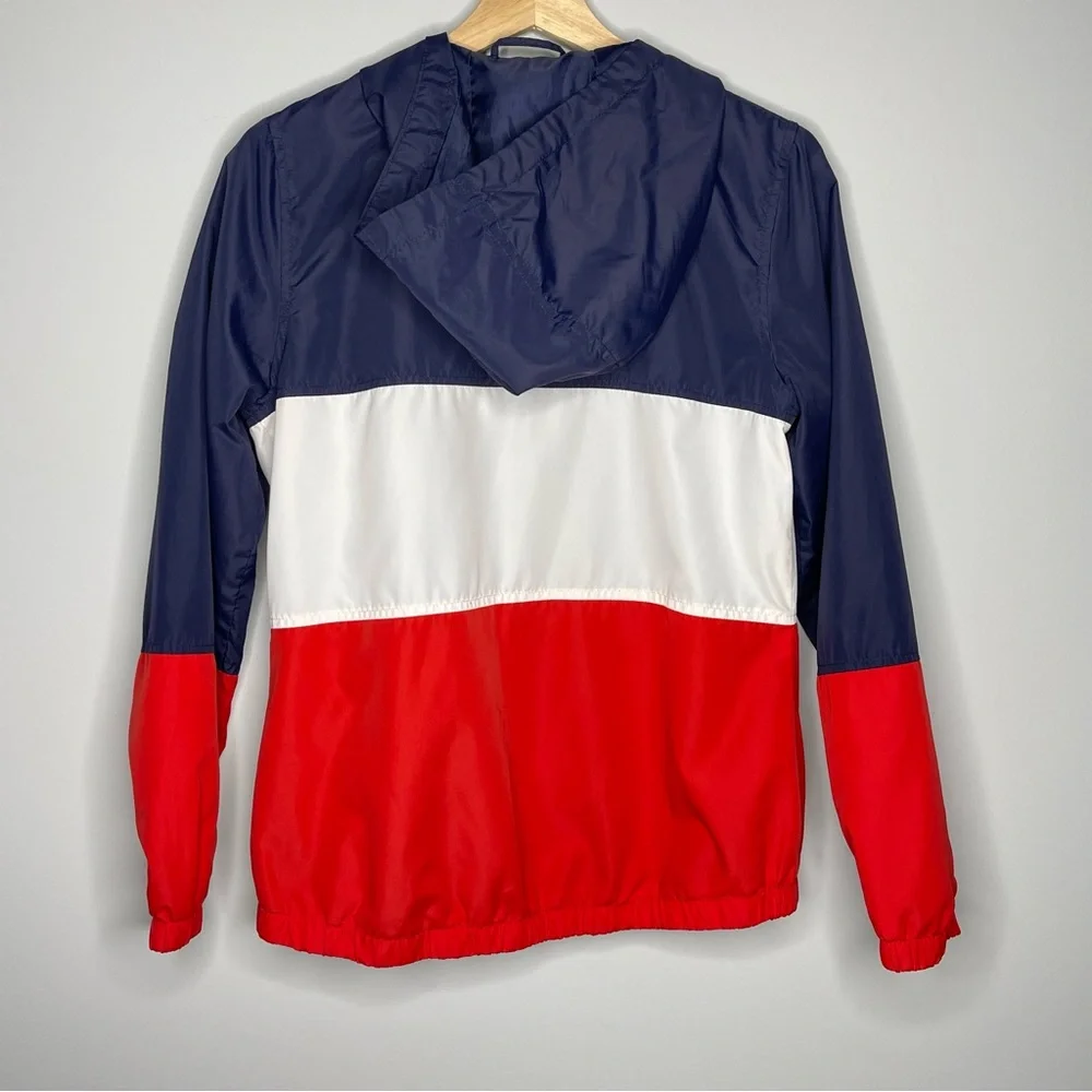 U.S. Polo‎ Assn. Vintage Windbreaker Hood Zip Front (Small)